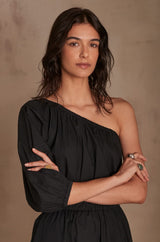 CHOULDER ASYMMETRICAL BLOUSE