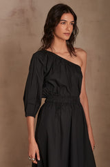 CHOULDER ASYMMETRICAL BLOUSE