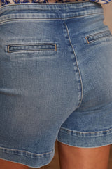 MICKY STONEWASH DENIM DECK SHORTS