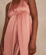 ADRIANA SALMON DRESS