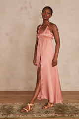 ADRIANA SALMON DRESS
