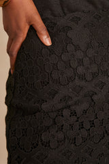 BAMBOU BLACK LACE SKIRT