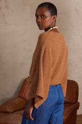 CODY CINNAMON CASHMERE SWEATER