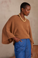 CODY CINNAMON CASHMERE SWEATER