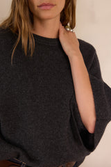 CODY ANTHRACITE CASHMERE SWEATER