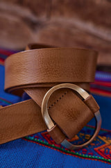 JONAS LIGHT CAMEL BELT