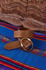 JONAS LIGHT CAMEL BELT