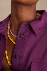 MARLINE BOUGAINVILLEA SHIRT DRESS