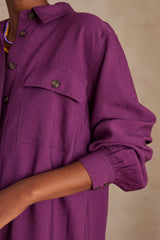 MARLINE BOUGAINVILLEA SHIRT DRESS