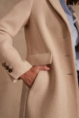 ANABELLE BIS NATURAL WOOL COAT