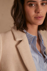 ANABELLE BIS NATURAL WOOL COAT
