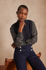 CARLA ANIMAL PRINT SHIRT