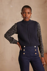 CARLA ANIMAL PRINT SHIRT