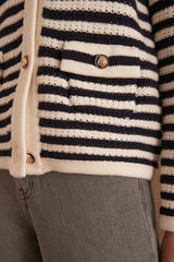 SOFIA STRIPED CARDIGAN