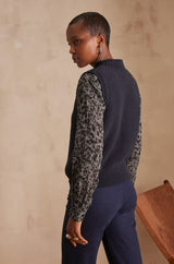 SCARLET INK SLEEVELESS JUMPER