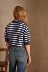 PABLO INK BLUE STRIPED T-SHIRT