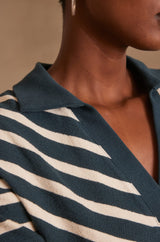 PABLO GREEN STRIPED T-SHIRT