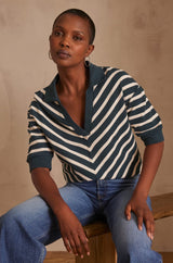 PABLO GREEN STRIPED T-SHIRT