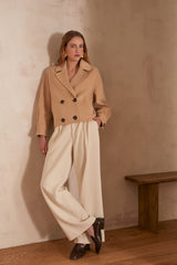 BENJI NATURAL FLUID TROUSERS