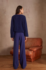 BENJI ROYAL BLUE FLUID TROUSERS