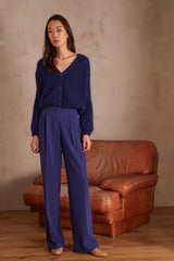 BENJI ROYAL BLUE FLUID TROUSERS