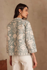 NATHALIE CANARY EMBROIDERED JACKET