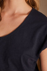 ASTRID INK BLUE T-SHIRT