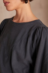 ANGELE CHARCOAL T-SHIRT