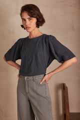 ANGELE CHARCOAL T-SHIRT