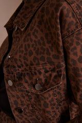 CLEM LEOPARD PATTERN JACKET
