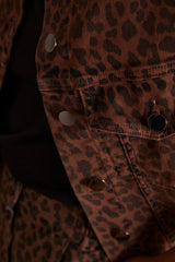 CLEM LEOPARD PATTERN JACKET