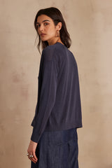 LOLA BIS CHARCOAL CARDIGAN