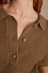 SELENA OLIVE COTTON JUMPER