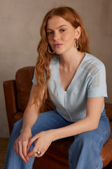 SCOTTY AQUA COTTON JUMPER