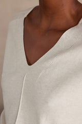 SCOTTY CREAM COTTON JUMPER