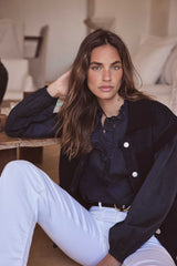 SOAN INK SLEEVELESS CARDIGAN