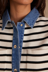 SWAN SAILOR-STYLE JACKET