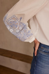 PRALINE EMBROIDERED BLOUSE
