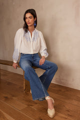 PRALINE EMBROIDERED BLOUSE