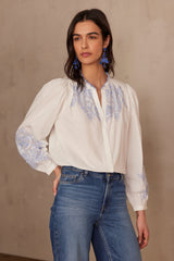 PRALINE EMBROIDERED BLOUSE