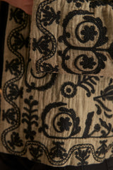 NATALYA LEAF GREEN EMBROIDERED JACKET