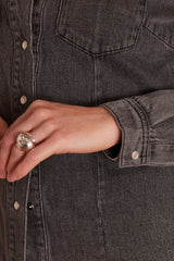 BLOUM GREY DENIM OVERSHIRT