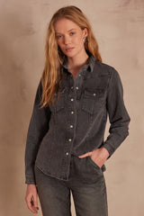 BLOUM GREY DENIM OVERSHIRT