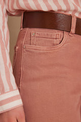 SANDY PINK FLARED JEANS