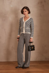 SANDY BIS GREY WIDE-LEG JEANS