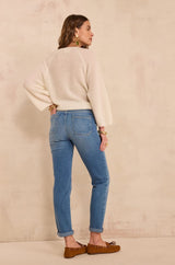NALLA PALE STONEWASH JEANS