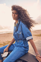 NINE RAW DENIM JUMPSUIT