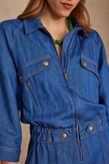 NINE RAW DENIM JUMPSUIT