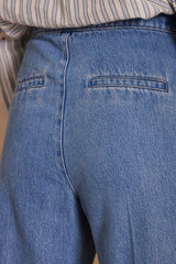OXAN STONEWASH FLARED JEANS