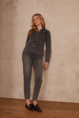 SABIL MID GREY JEANS